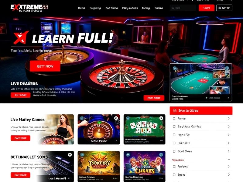 Welcome to ExtreMeGaming88, your premier destination for online casino games, real money betting, and exclusive promotions. Explore live dealers, slots, and sports betting on a trusted platform.